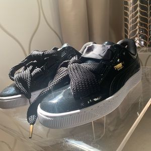 Patent Leather Puma Sneakers.